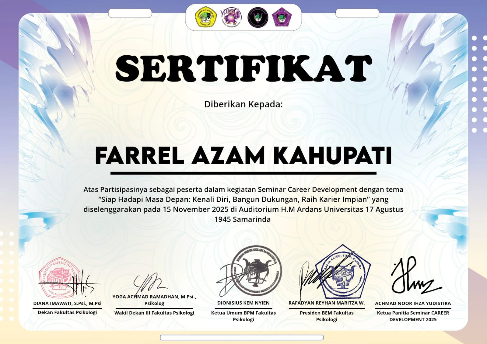 Seminar Career Development